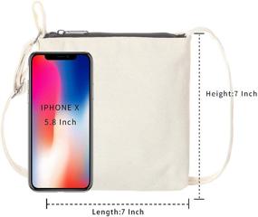 img 1 attached to Women Small Crossbody Phone Wallet