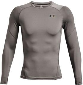 img 2 attached to 💪 Enhanced Performance: Under Armour HeatGear Compression Long Sleeve for Optimal Support