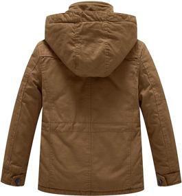 img 3 attached to 🧥 Ultimate Warmth and Style: WenVen Thicken Quilted Cotton Jacket for Boys