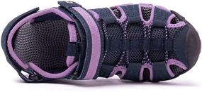 img 2 attached to 👧 BMCiTYBM Closed Outdoor Sandals: Adorable and Durable Shoes for Toddler Girls!