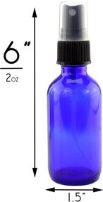 img 2 attached to 💧 Cobalt Atomizer Bottles: Enhance Your Essential Oil Experience with a Sprayer