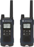 📻 motorola talkabout t460 rechargeable two-way radio pair - dark blue: product review & buying guide logo