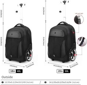 img 3 attached to Backpack Waterproof Business Commuter Compartment