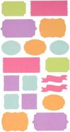 multi-colored sticko bright solids label stickers logo