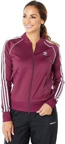 img 1 attached to Stylish and Sustainable: adidas Originals Women's Primeblue Superstar Track Jacket