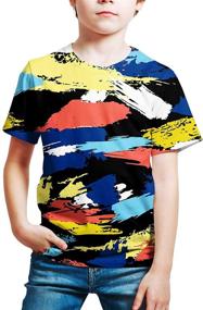 img 2 attached to 👕 YAJOOEY Animal Casual Boys' Clothing: Design Shirts and Tops for Tees & Shirts