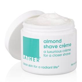 img 3 attached to 🧼 LATHER Almond Shave Crème: Luxurious 4 Ounce Jar for a Smooth Shaving Experience