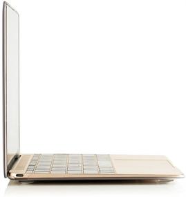 img 1 attached to 📱 RUBAN MacBook 12 Inch A1534 Case - Ultra-Thin Hard Shell Cover, Crystal Clear