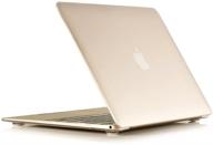 📱 ruban macbook 12 inch a1534 case - ultra-thin hard shell cover, crystal clear logo