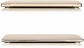 img 2 attached to 📱 RUBAN MacBook 12 Inch A1534 Case - Ultra-Thin Hard Shell Cover, Crystal Clear