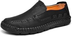 img 4 attached to Loafers Driving Comfort Walking Sneakers Men's Shoes and Loafers & Slip-Ons