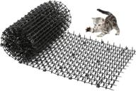 outdoor deterrent mat with spikes for cats & dogs - stop digging, protect gardens & fences, one sight scat mat logo