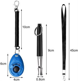img 2 attached to 4 Pack Dog Training Whistle and Clicker Set by Pengxiaomei - Adjustable Pitch Dog Whistle with Lanyard for Effective Dog Recall and Repel Training - Silent Training Aid