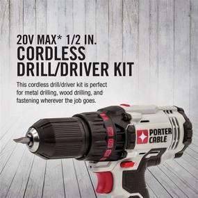 img 1 attached to 🔧 PORTER CABLE PCC601LA Lithium Drill Driver: Powerful and Versatile Tool for Precision Projects