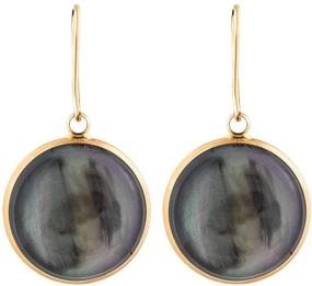 img 4 attached to 💎 Dainty White Gem Labradorite Drop Earrings: Perfect Daytime Accessories