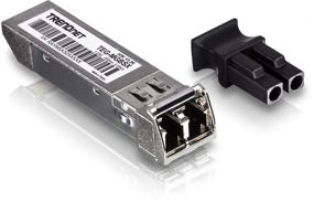 img 4 attached to TRENDnet SFP Multi-Mode LC Module | Up to 550m (1800 Ft) Range | Mini-GBIC | Hot Pluggable | IEEE 802.3z Gigabit Ethernet Support | Up to 1.25 Gbps | Lifetime Protection | Silver | TEG-MGBSX