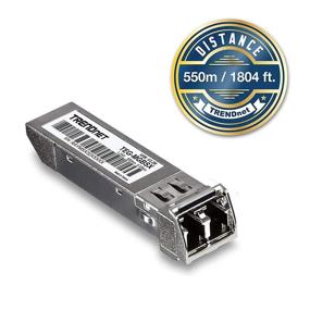 img 2 attached to TRENDnet SFP Multi-Mode LC Module | Up to 550m (1800 Ft) Range | Mini-GBIC | Hot Pluggable | IEEE 802.3z Gigabit Ethernet Support | Up to 1.25 Gbps | Lifetime Protection | Silver | TEG-MGBSX