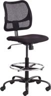 🪑 safco products vue mesh extended-height chair 3395bl: ergonomic and breathable mid-back chair in black mesh logo