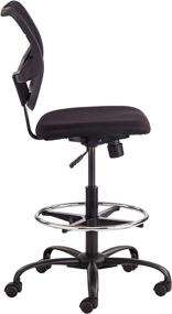 img 2 attached to 🪑 Safco Products Vue Mesh Extended-Height Chair 3395BL: Ergonomic and Breathable Mid-Back Chair in Black Mesh