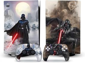 img 4 attached to Mmoptop PS5 Skin Digital Edition: Виниловые чехлы для PlayStation 5 Digital Edition - Скины для контроллера и консоли