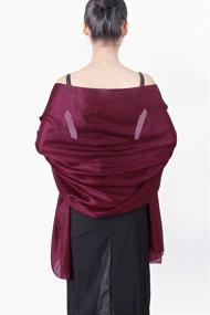 img 1 attached to QBSM Womens Wedding Evening Dresses: Stunning Women's Accessories in Scarves & Wraps