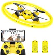 🚁 hasakee q8 fpv drone with camera: perfect rc drones for kids & adults, quadcopter with yellow light, altitude hold, gravity sensor, remote control - ideal gifts for boys and girls logo