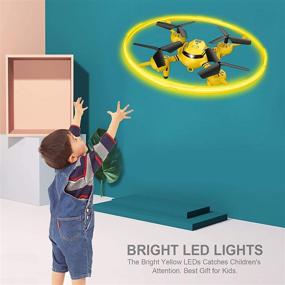 img 3 attached to 🚁 HASAKEE Q8 FPV Drone with Camera: Perfect RC Drones for Kids & Adults, Quadcopter with Yellow Light, Altitude Hold, Gravity Sensor, Remote Control - Ideal Gifts for Boys and Girls