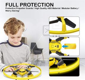 img 1 attached to 🚁 HASAKEE Q8 FPV Drone with Camera: Perfect RC Drones for Kids & Adults, Quadcopter with Yellow Light, Altitude Hold, Gravity Sensor, Remote Control - Ideal Gifts for Boys and Girls