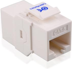 img 2 attached to Cable Matters UL Listed 5-Pack Белый RJ45 Куплер переходников-штекеров: эффективное решение для сетевых соединений