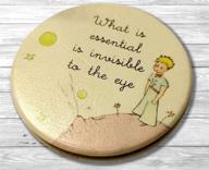 🌟 discover the exquisite little prince compact mirror: portable beauty essential logo