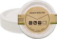 saint wei fei biodegradable plate – 100% natural eco-friendly tableware логотип