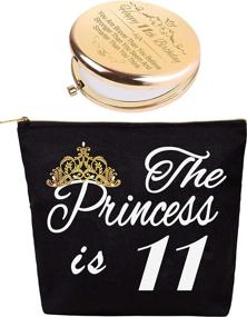 img 4 attached to 🎁 Birthday Decorations Makeup Mirror: Must-Have Travel Accessories & Perfect Gifts