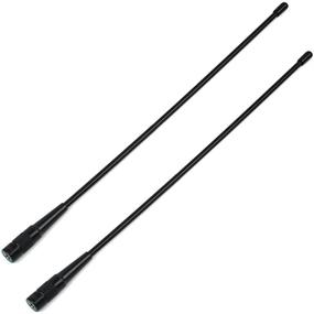 img 4 attached to 📡 Dual Band SMA Male 144/430mhz Flexible Whip Handheld Antenna Soft – Ideal for YAESU VERTAX VX-3R VX-5R, PUXING, WouXun Walkie Talkie (2pcs)