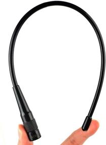 img 2 attached to 📡 Dual Band SMA Male 144/430mhz Flexible Whip Handheld Antenna Soft – Ideal for YAESU VERTAX VX-3R VX-5R, PUXING, WouXun Walkie Talkie (2pcs)