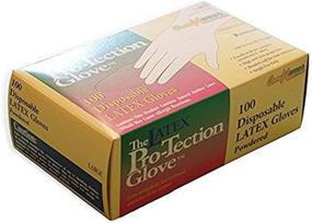 img 1 attached to 🧤 Comfitwear Disposable Latex Gloves Powdered, Small, 100 Count: Quality Protection at Your Fingertips
