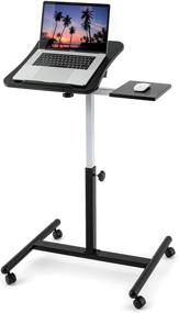 img 4 attached to 📚 Tatkraft Vanessa Portable Laptop Desk - Adjustable Stand for 7-17" Laptops, MacBook - Comfortable Rolling Desk for Home Office, Enhanced SEO