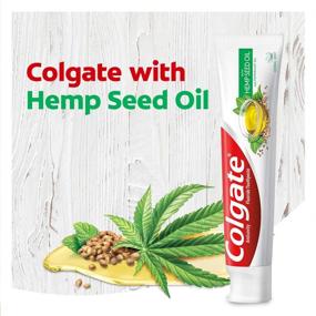 img 3 attached to Natural Hemp Seed Oil Gel Toothpaste by Colgate - Anticavity Fluoride, Herbal Mint - 4.6 oz (2 Pack)