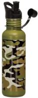 rock ridge 25oz stainless steel water bottle in camouflage - durable and stylish! logo