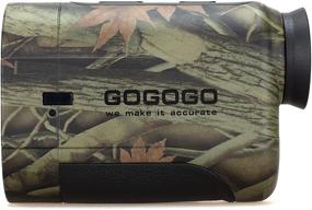 img 3 attached to 🏹 Gogogo Sport Vpro 6X Hunting Laser Rangefinder Bow Range Finder Camo Distance Measuring Outdoor Wild 650/1200Y with Slope | High-Precision Continuous Scan