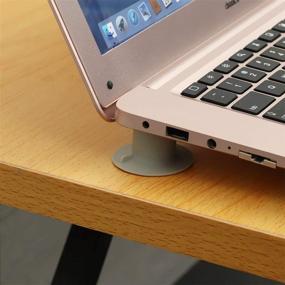 img 2 attached to 🔥 Enhance Laptop Cooling and Stability with MOTZU 8 Pieces Laptop Computer Cooling Feet Rubber Holder Kickstand"