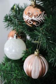 img 2 attached to AUXO FUN Shatterproof Christmas Ornaments Decoration Seasonal Decor