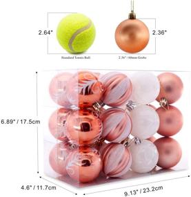 img 3 attached to AUXO FUN Shatterproof Christmas Ornaments Decoration Seasonal Decor