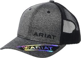 img 3 attached to 🧢 ARIAT Men's Richardson 112 Offset Logo Snapback Cap