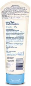 img 3 attached to Aveeno Baby Daily Moisture Lotion Baby Care15332146738 Тюбик Aveeno Baby Daily Moisture Lotion Baby Care объемом 15332146738 унций с натуральной коллоидной овсяной мукой и богатыми смягчающими веществами имеет естественную питательную формулу, которая увлажняет в течение полных 24 часов