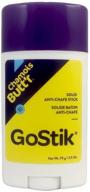 chamois butt'r gostik anti-chafing solid: 2.5oz white stick for effective chafe prevention (gs2.5) логотип