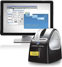 img 2 attached to 🖨️ DYMO 1752267 LabelWriter 450 Duo: High-Performance Thermal Label Printer with Dual Capabilities