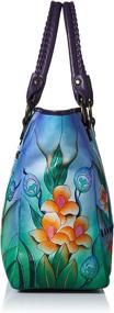 img 2 attached to 👜 Women's Handbags & Wallets: Anna Anuschka Painted Leather in Midnight