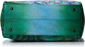 img 1 attached to 👜 Women's Handbags & Wallets: Anna Anuschka Painted Leather in Midnight