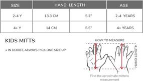 img 1 attached to Stonz Kids & Toddler Mittens - Cold Weather Gloves For Kids - Unisex Waterproof Winter Gloves Extend Over-The-Arm - Fits 2-8+ Years