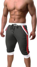 img 3 attached to BIYLACLESEN Running Shorts Sweatpants Athletic Sports & Fitness